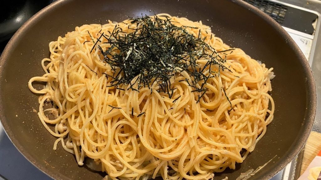 絶対美味しいたらこパスタ